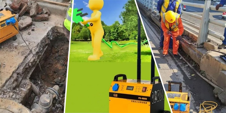 Green construction with industry generator Green construction with industry generator